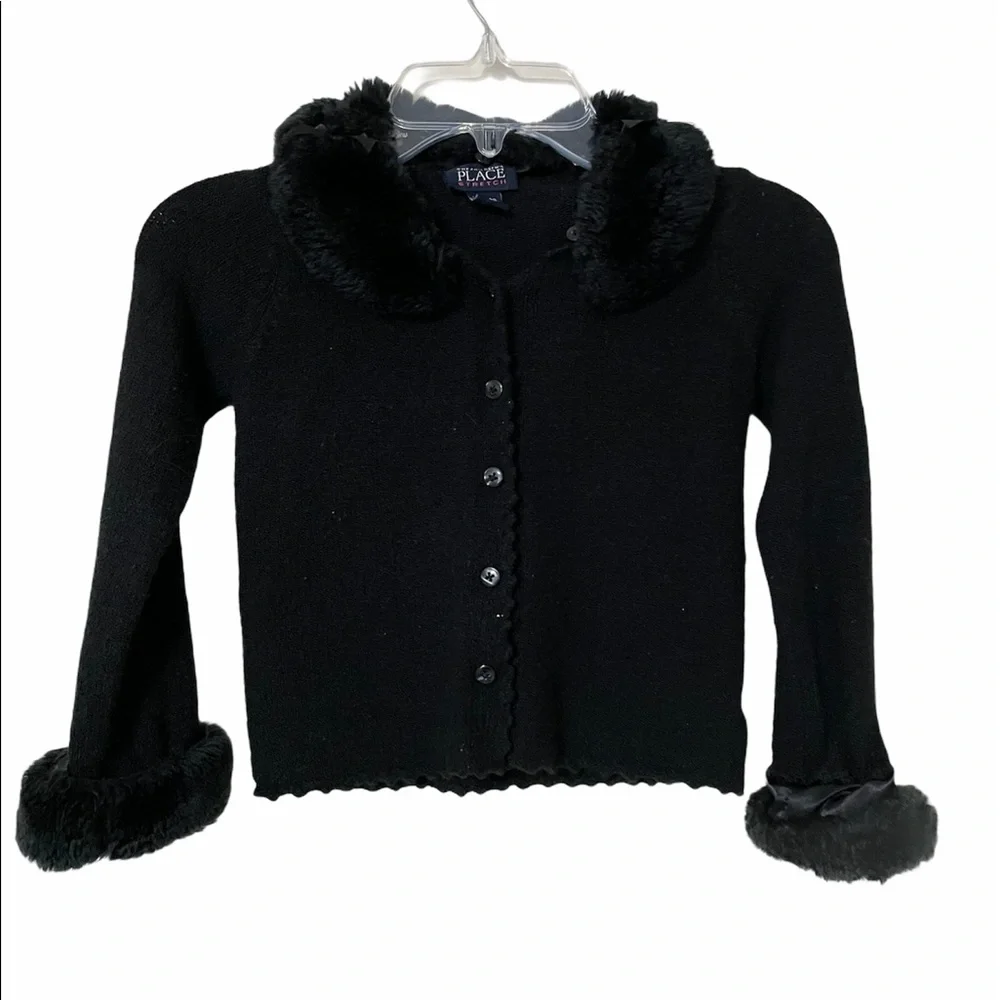 The Children’s Place Black Cardigan Size 24 Months